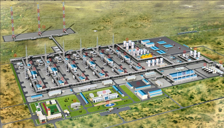 GIAD-2, GIAD-3, ýyladyjy kotelni we 4 sany podstansiýa